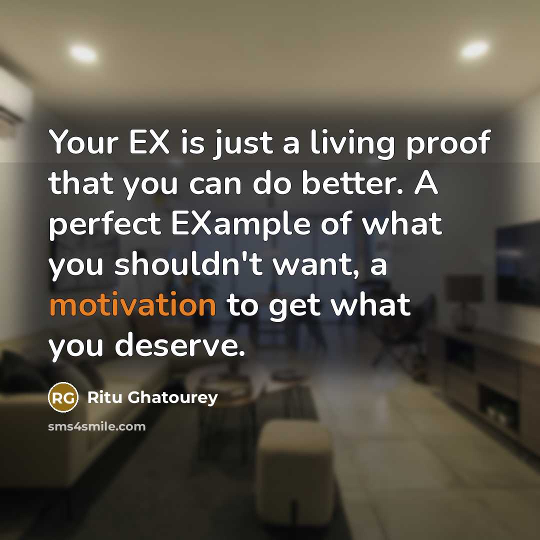 “Your EX is just a living proof that you can…” quote by Ritu Ghatourey