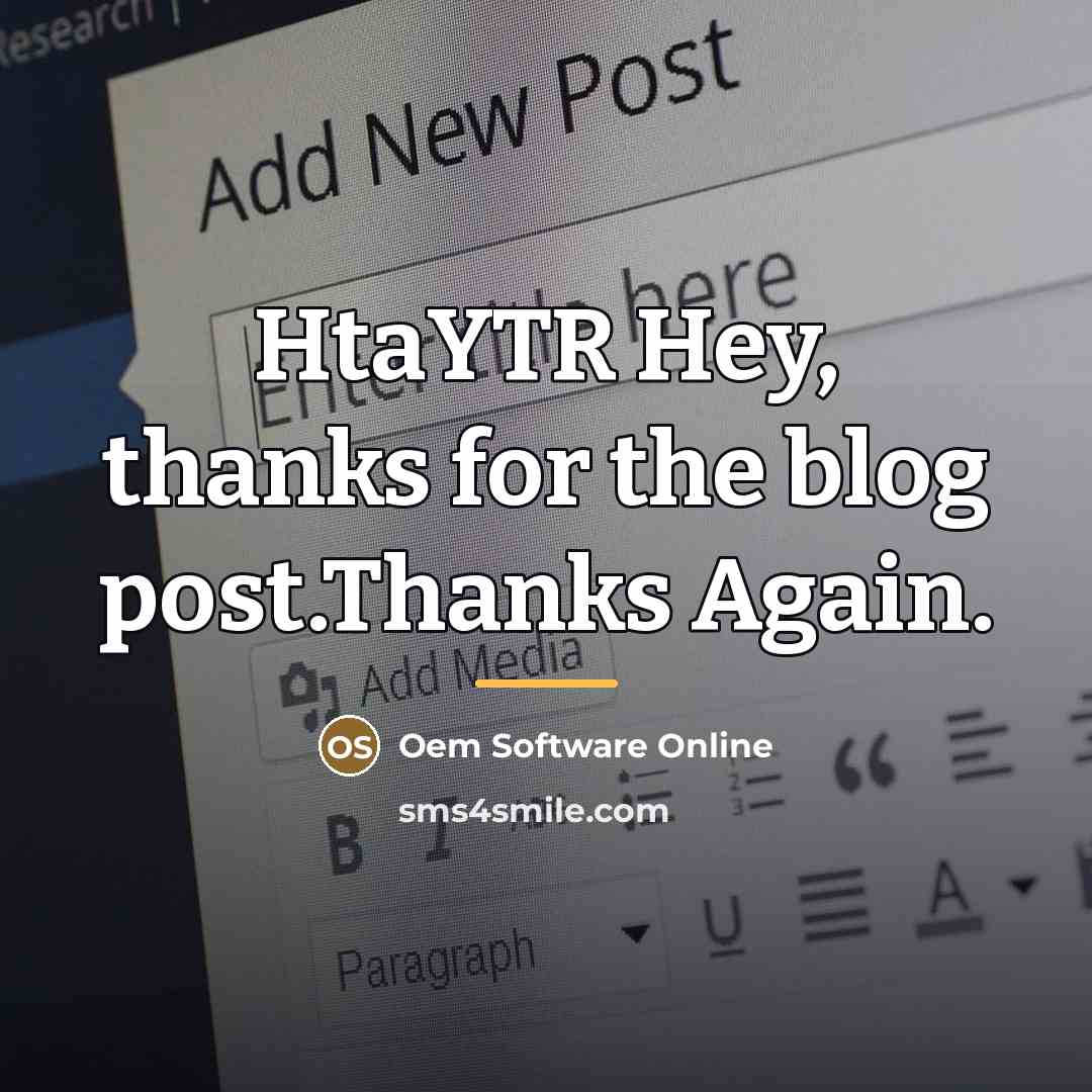 “HtaYTR Hey, thanks for the blog post.Thanks Again.…” quote by Oem Software Online