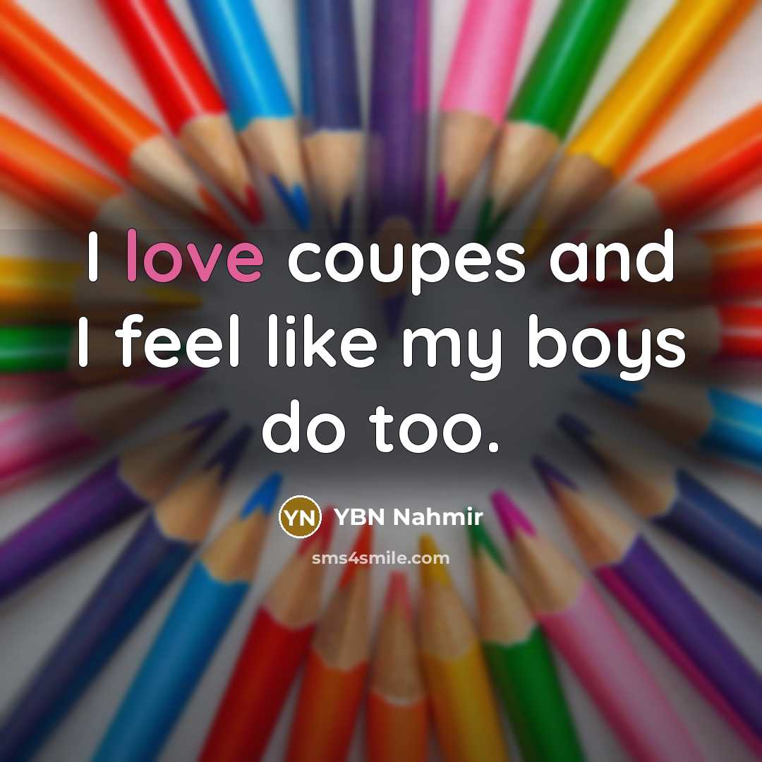 “I love coupes and I feel like my boys do…” quote by YBN Nahmir