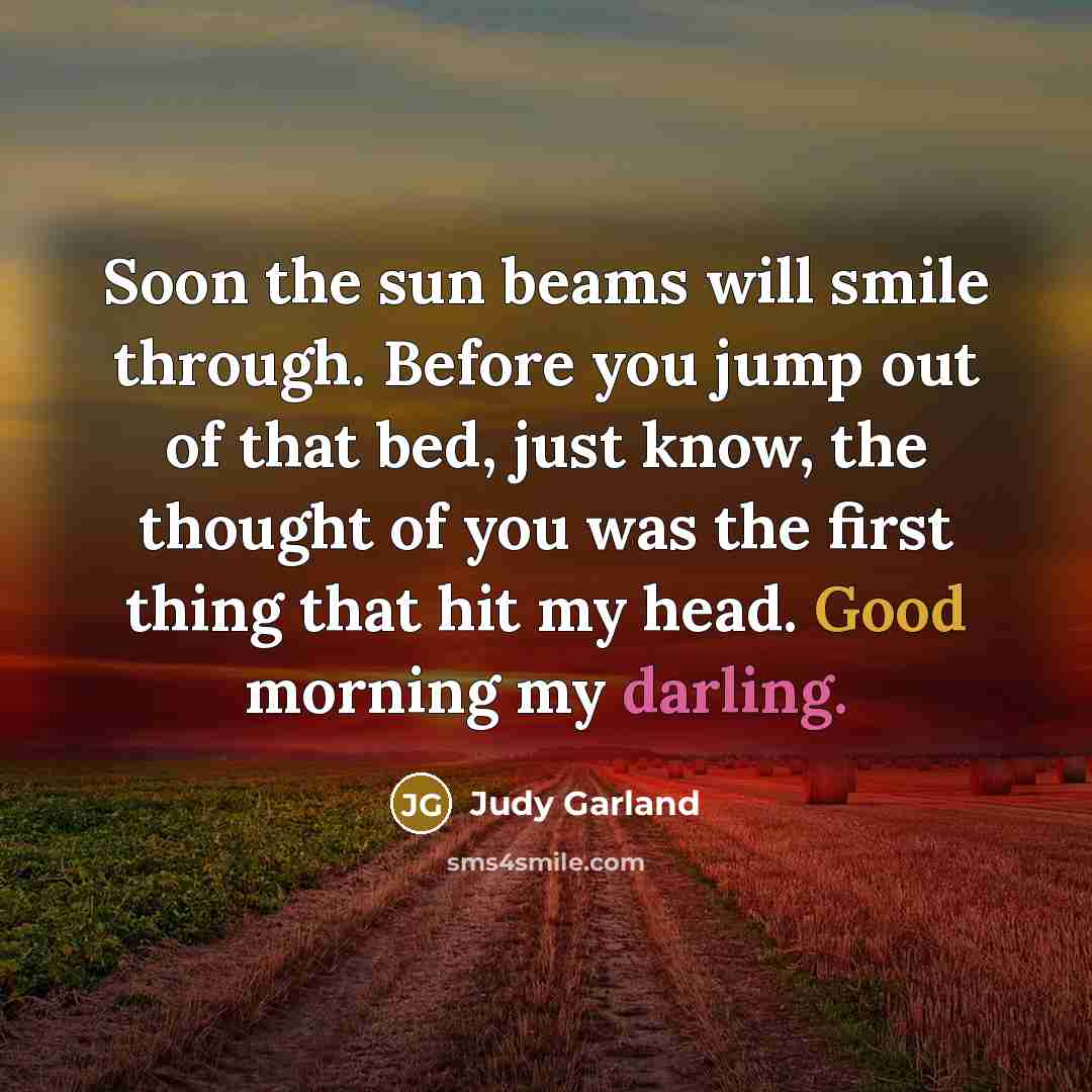 “Soon the sun beams will smile through. Before you jump…” quote by Judy Garland