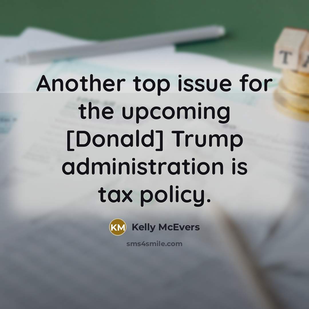 “Another top issue for the upcoming [Donald] Trump administration is…” quote by Kelly McEvers