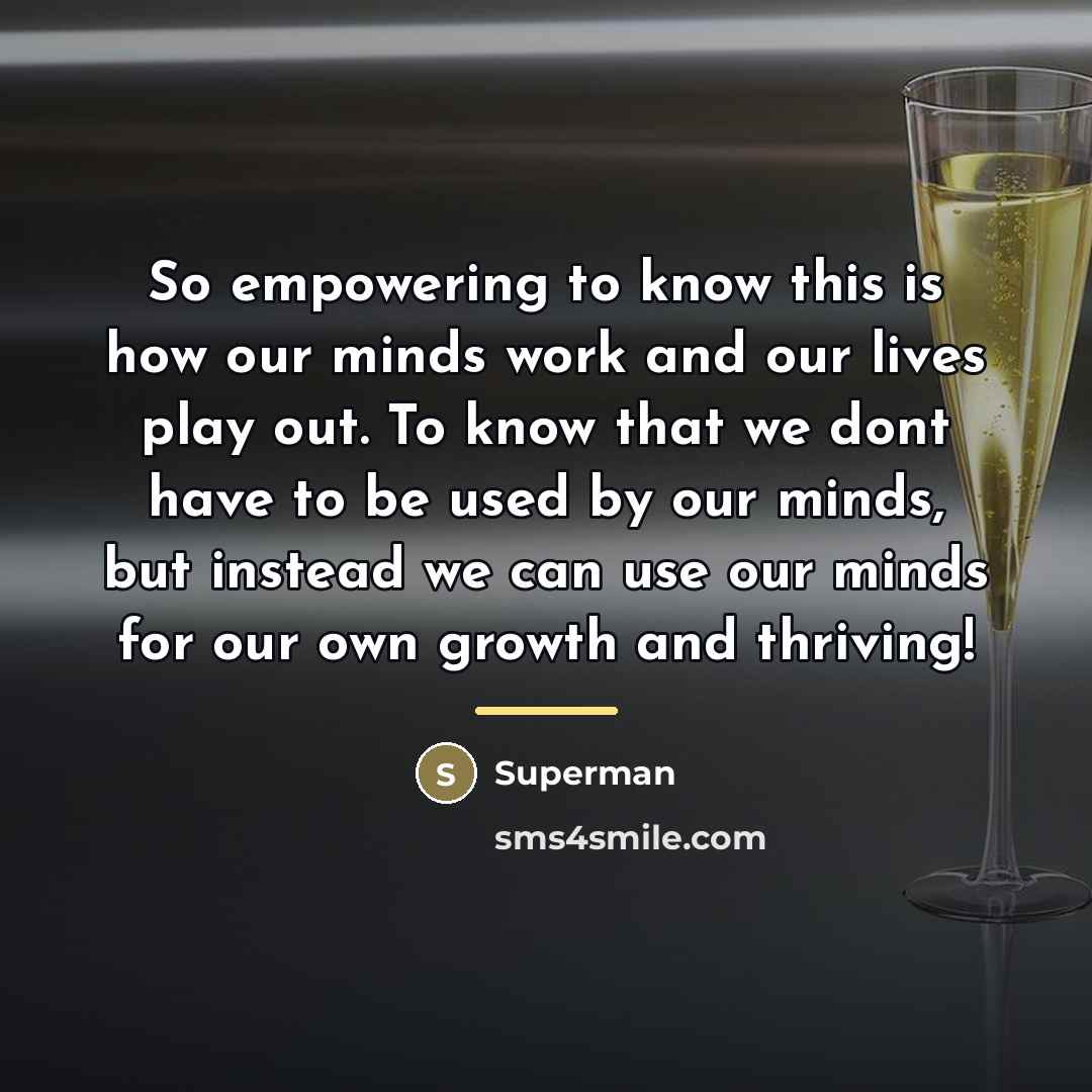 “So empowering to know this is how our minds work…” quote by Superman