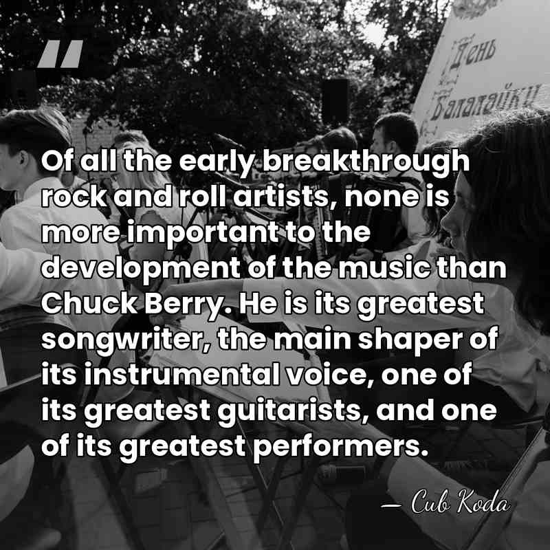 Of all the early breakthrough rock and roll artists, none is more&hellip; - Cub Koda