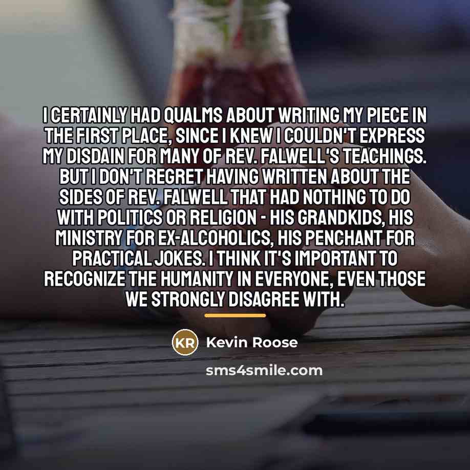 “I certainly had qualms about writing my piece in the…” quote by Kevin Roose