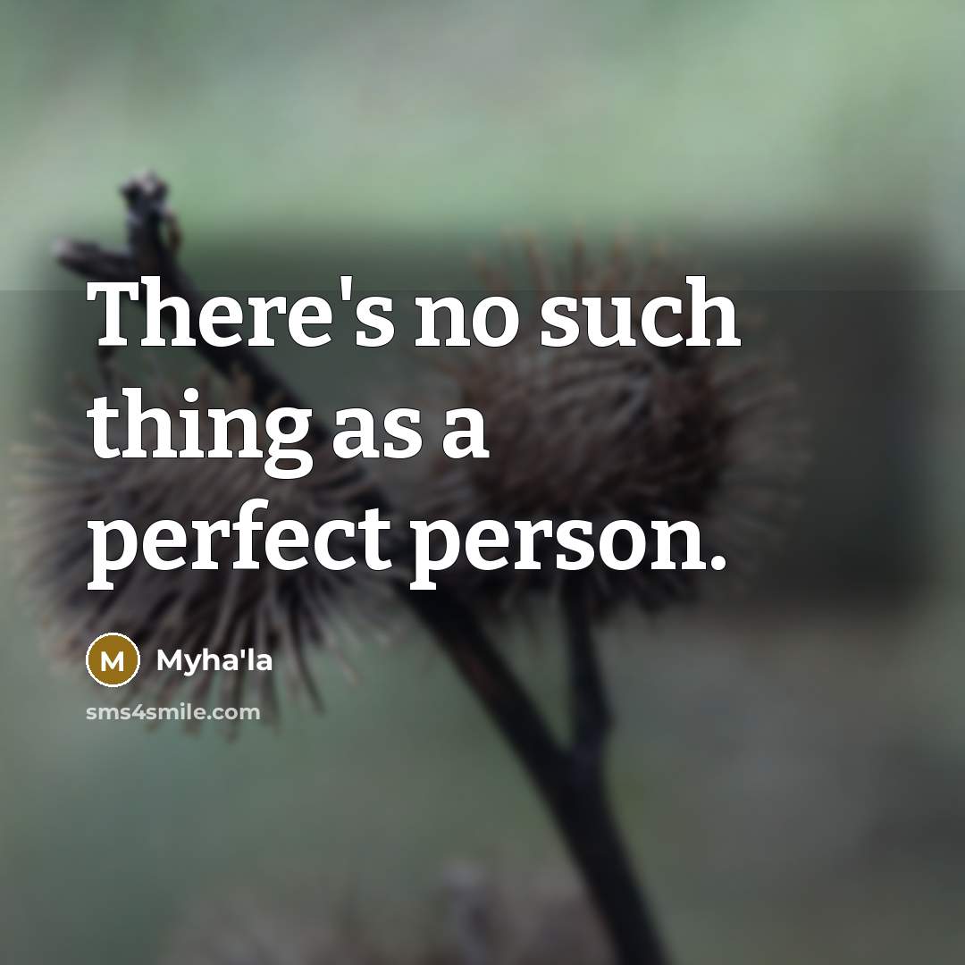 “There's no such thing as a perfect person.…” quote by Myha'la