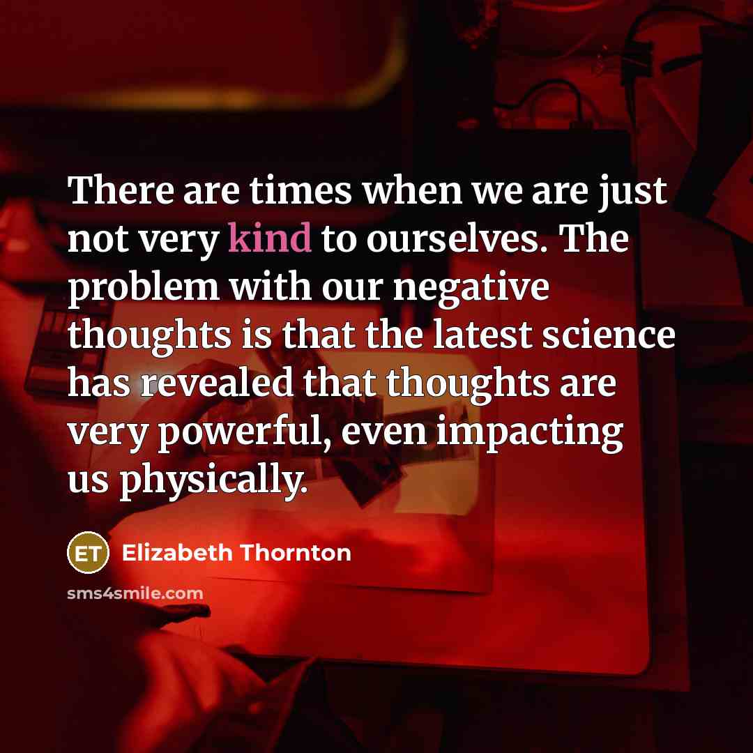 “There are times when we are just not very kind…” quote by Elizabeth Thornton