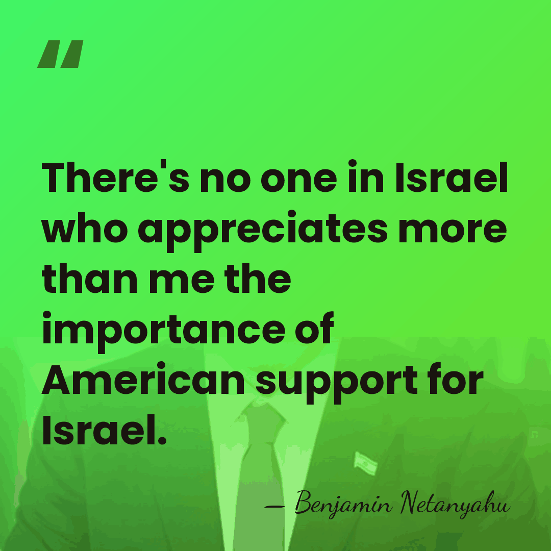 There's no one in Israel who appreciates more than me the importance&hellip; - Benjamin Netanyahu