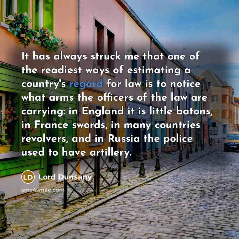 “It has always struck me that one of the readiest…” quote by Lord Dunsany