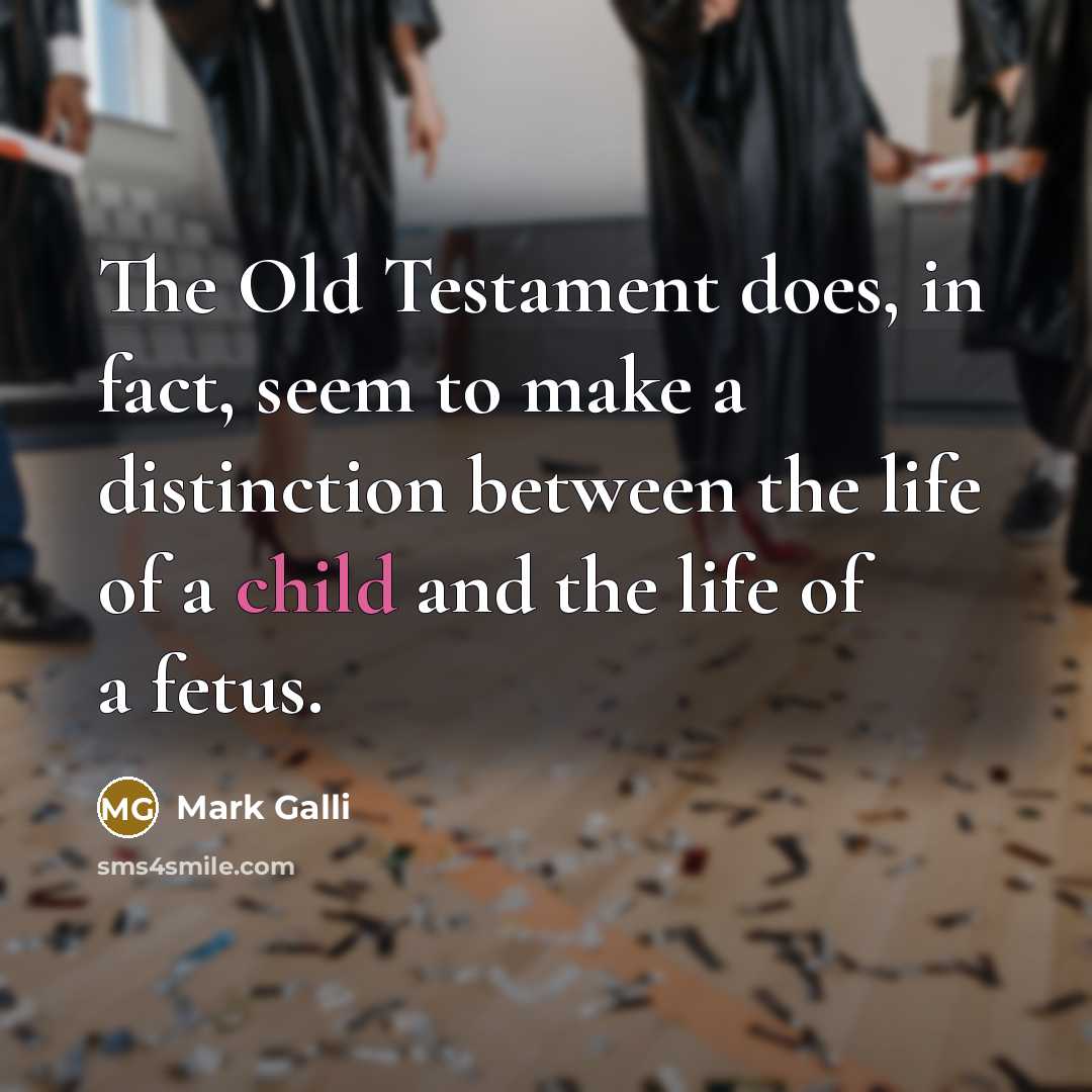 “The Old Testament does, in fact, seem to make a…” quote by Mark Galli