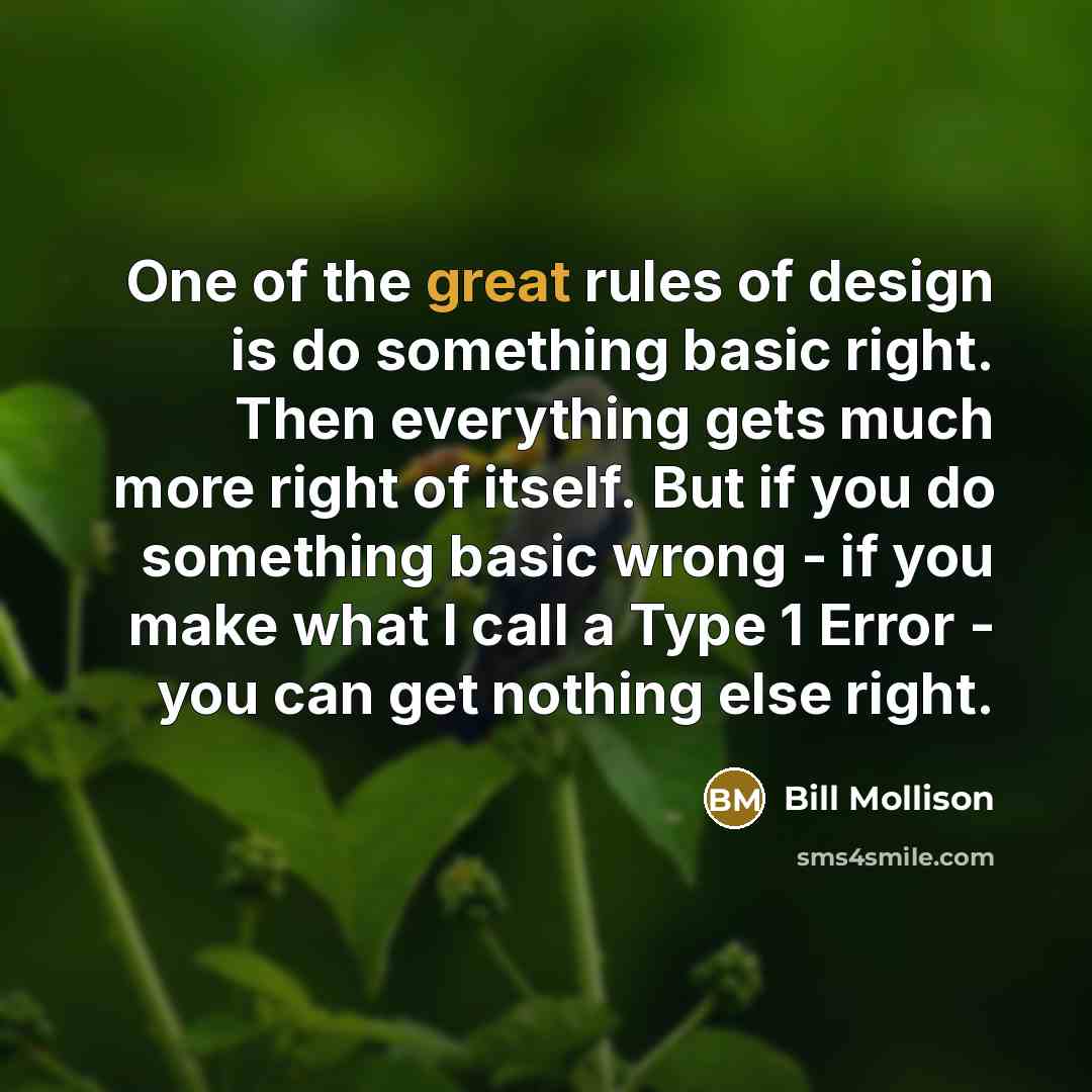 “One of the great rules of design is do something…” quote by Bill Mollison