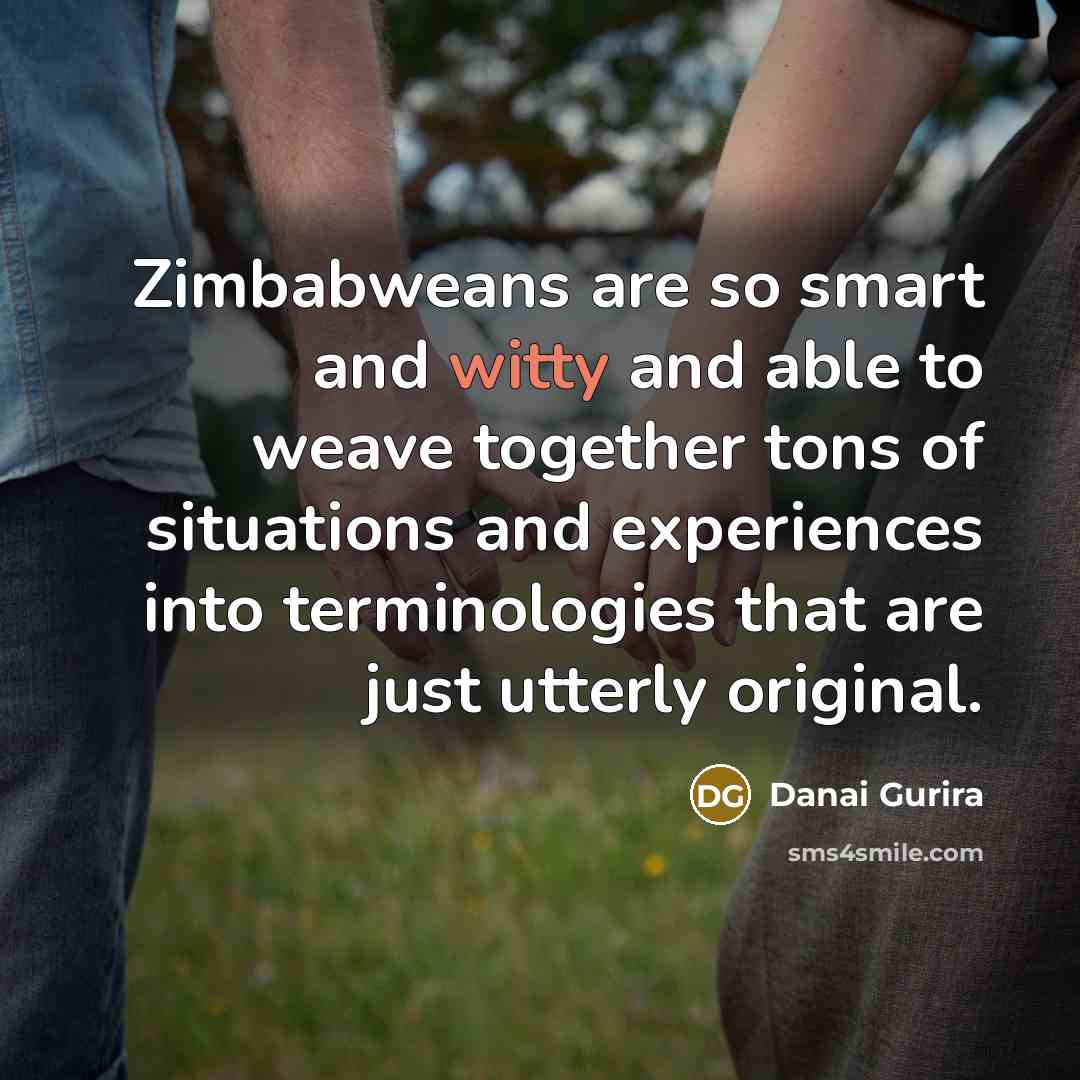 “Zimbabweans are so smart and witty and able to weave…” quote by Danai Gurira