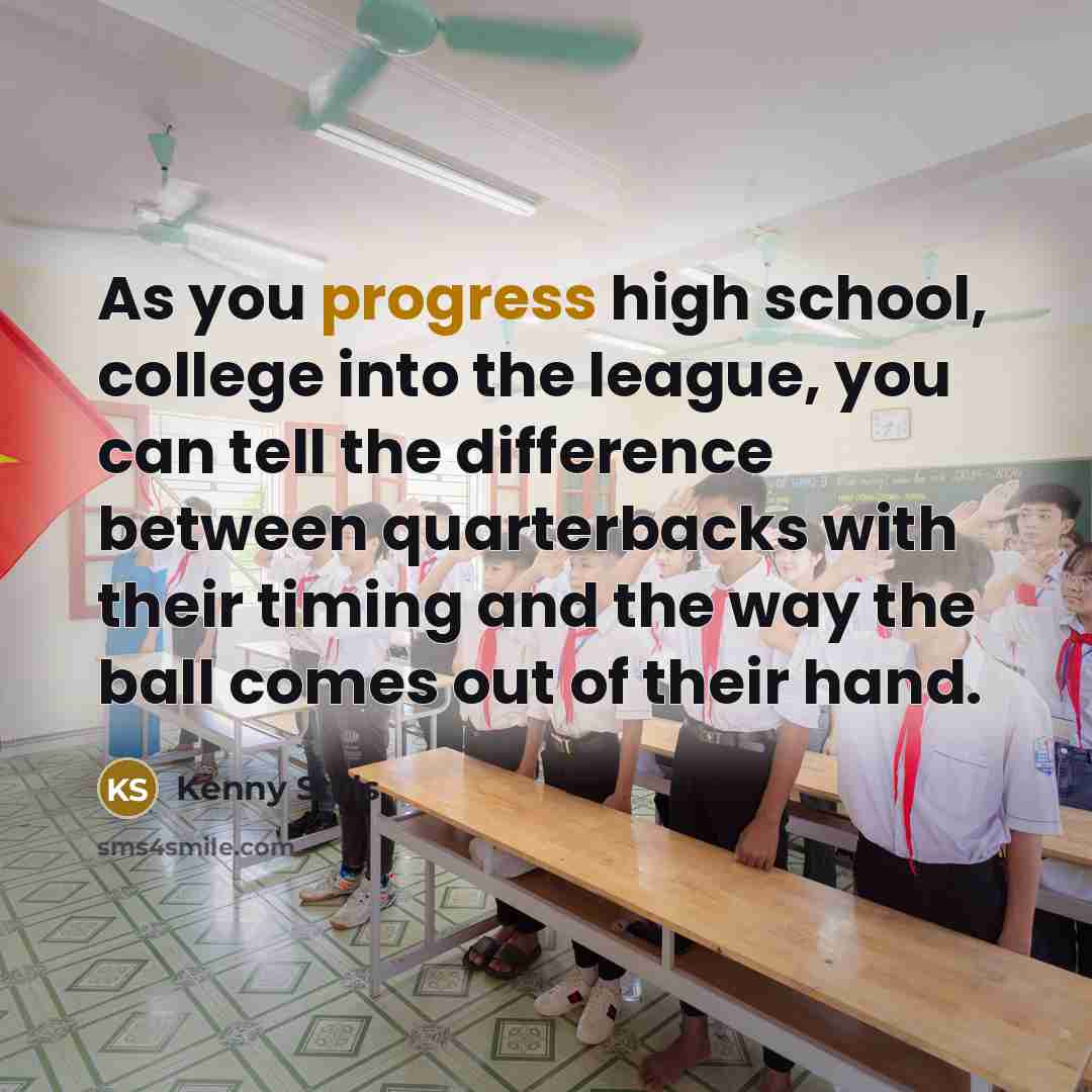 “As you progress high school, college into the league, you…” quote by Kenny Stills