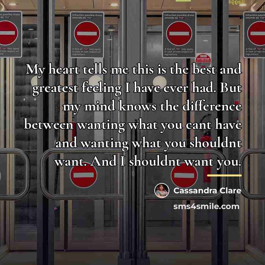 “My heart tells me this is the best and greatest…” quote by Cassandra Clare