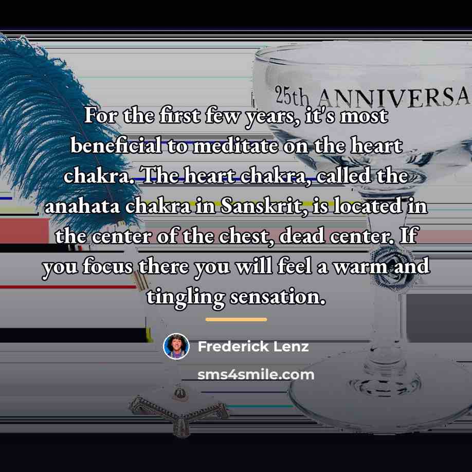 “For the first few years, it's most beneficial to meditate…” quote by Frederick Lenz