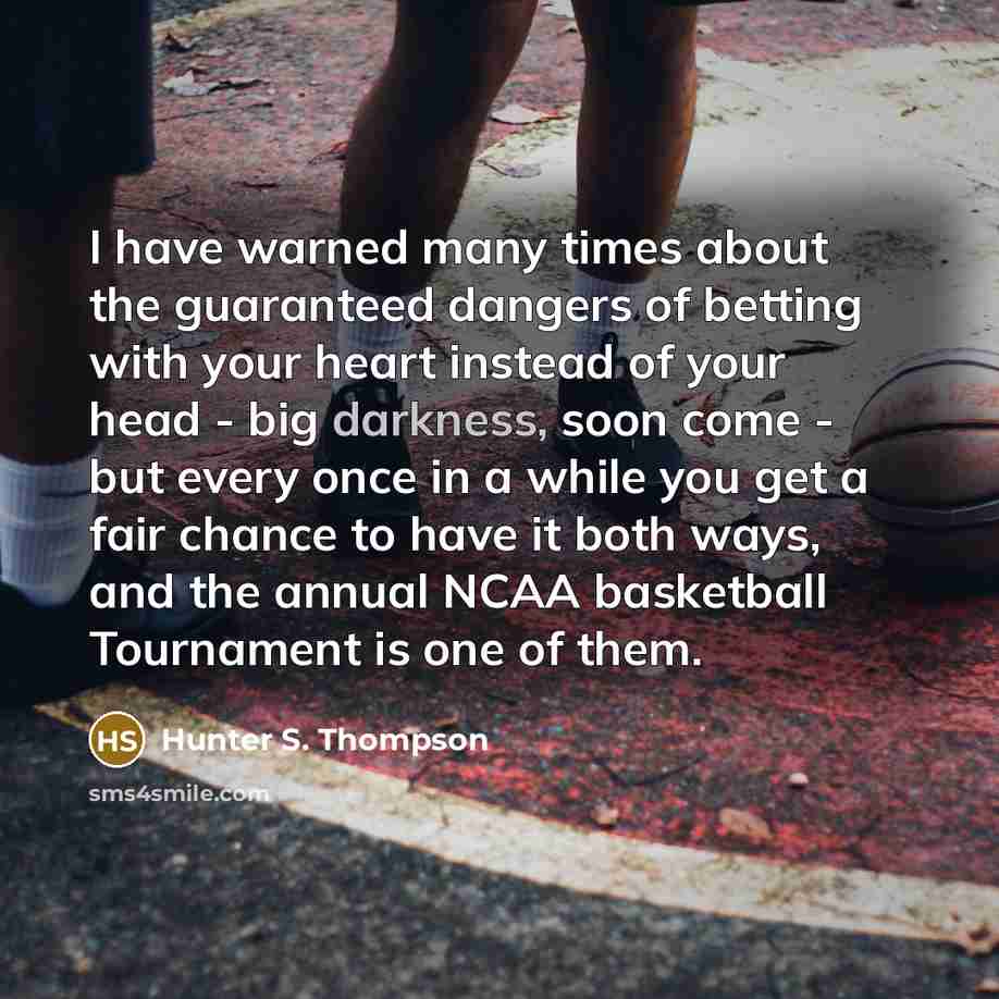 “I have warned many times about the guaranteed dangers of…” quote by Hunter S. Thompson