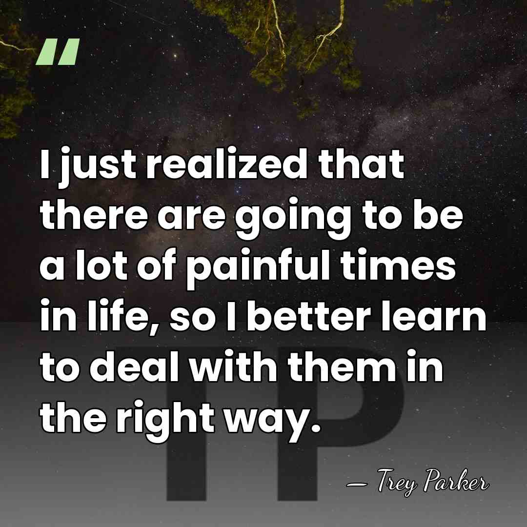 I just realized that there are going to be a lot of&hellip; - Trey Parker