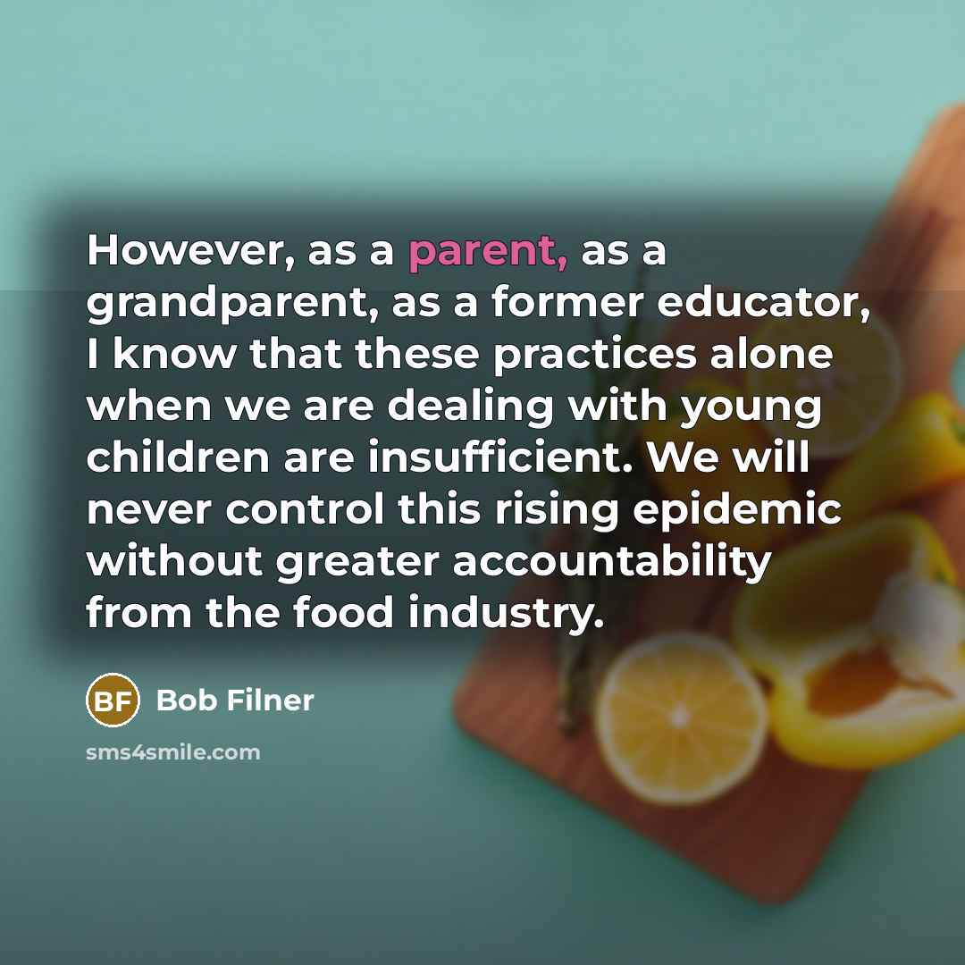 “However, as a parent, as a grandparent, as a former…” quote by Bob Filner
