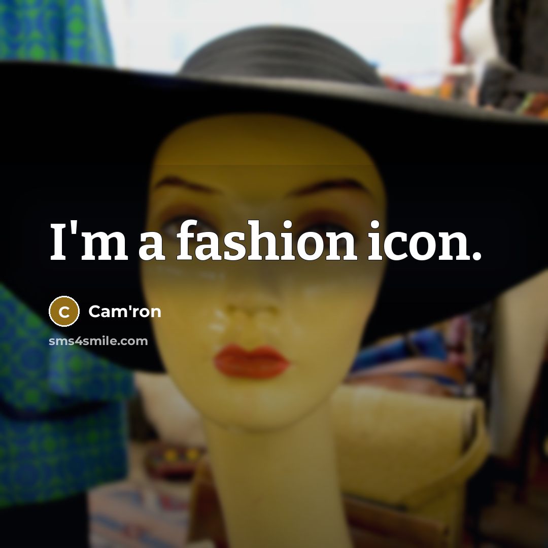 “I'm a fashion icon.…” quote by Cam'ron