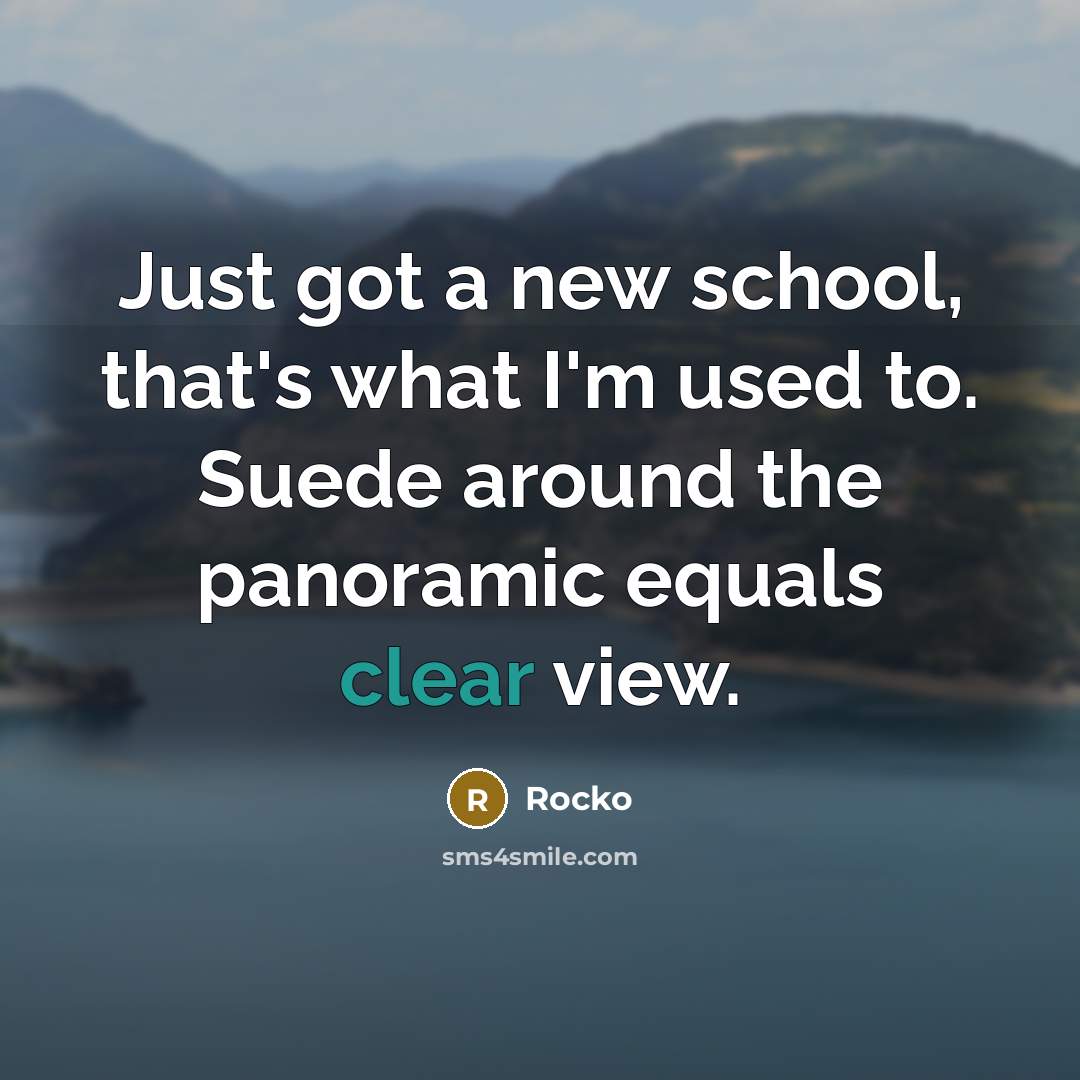 “Just got a new school, that's what I'm used to.…” quote by Rocko