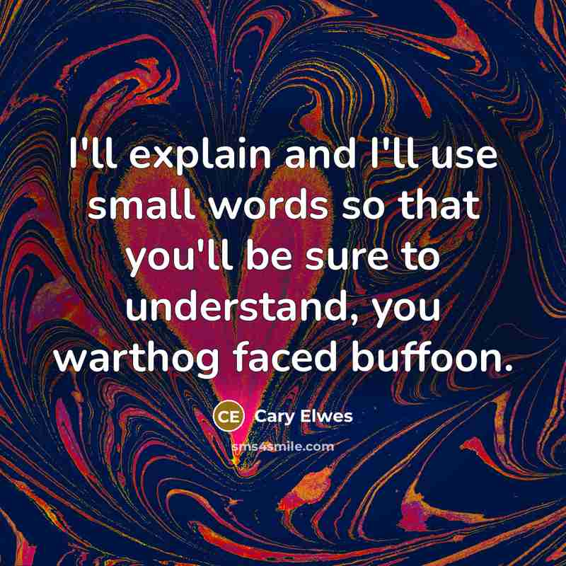“I'll explain and I'll use small words so that you'll…” quote by Cary Elwes