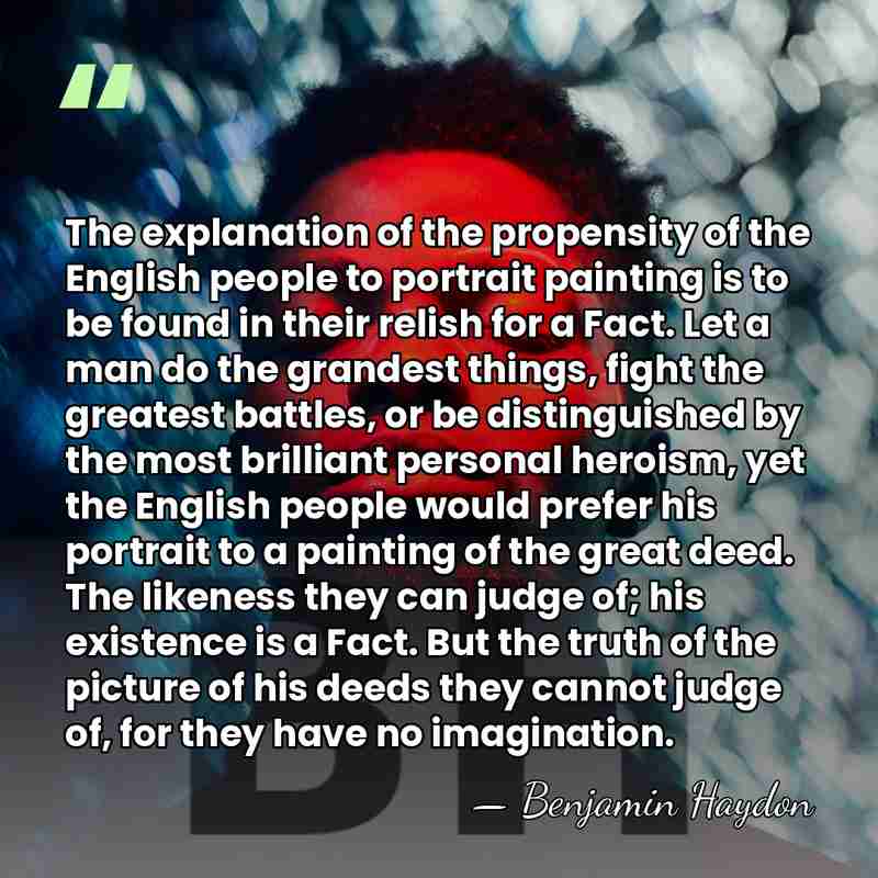 The explanation of the propensity of the English people to portrait painting&hellip; - Benjamin Haydon