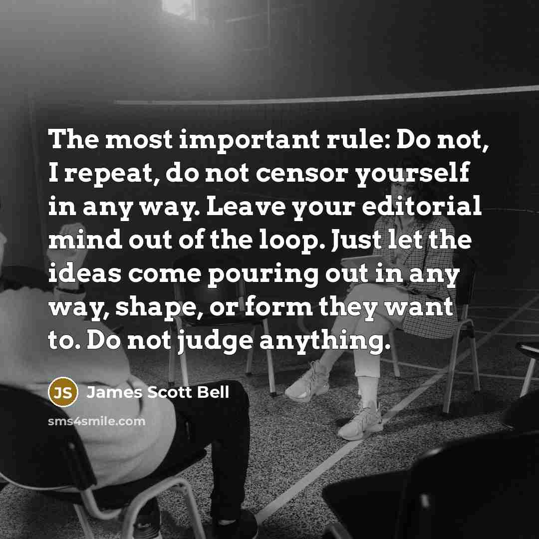 “The most important rule: Do not, I repeat, do not…” quote by James Scott Bell
