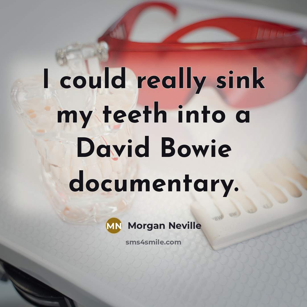 “I could really sink my teeth into a David Bowie…” quote by Morgan Neville