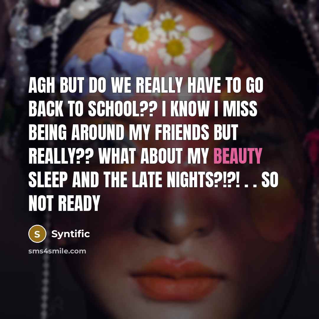 “Agh but do we really have to go back to…” quote by Syntific