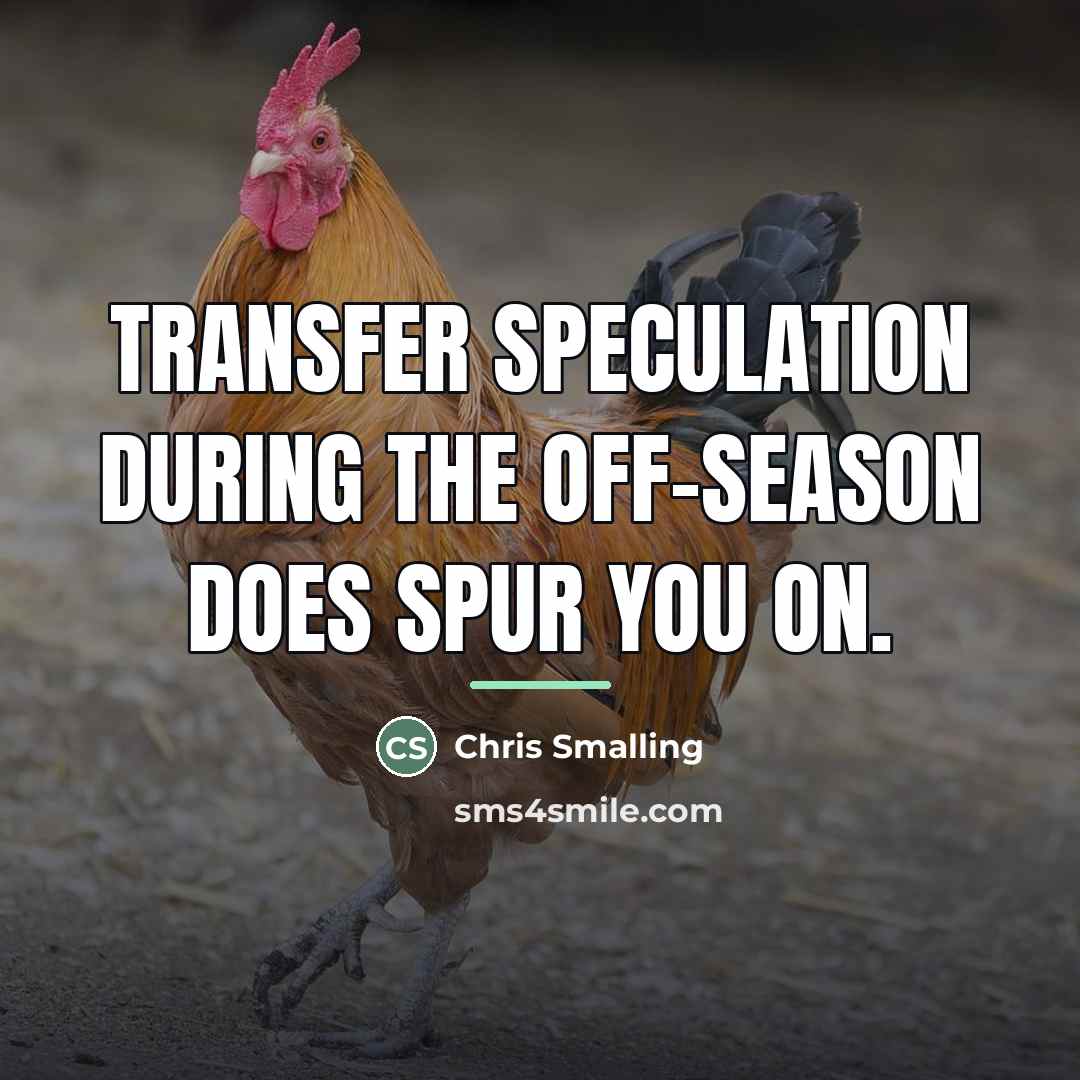 “Transfer speculation during the off-season does spur you on.…” quote by Chris Smalling