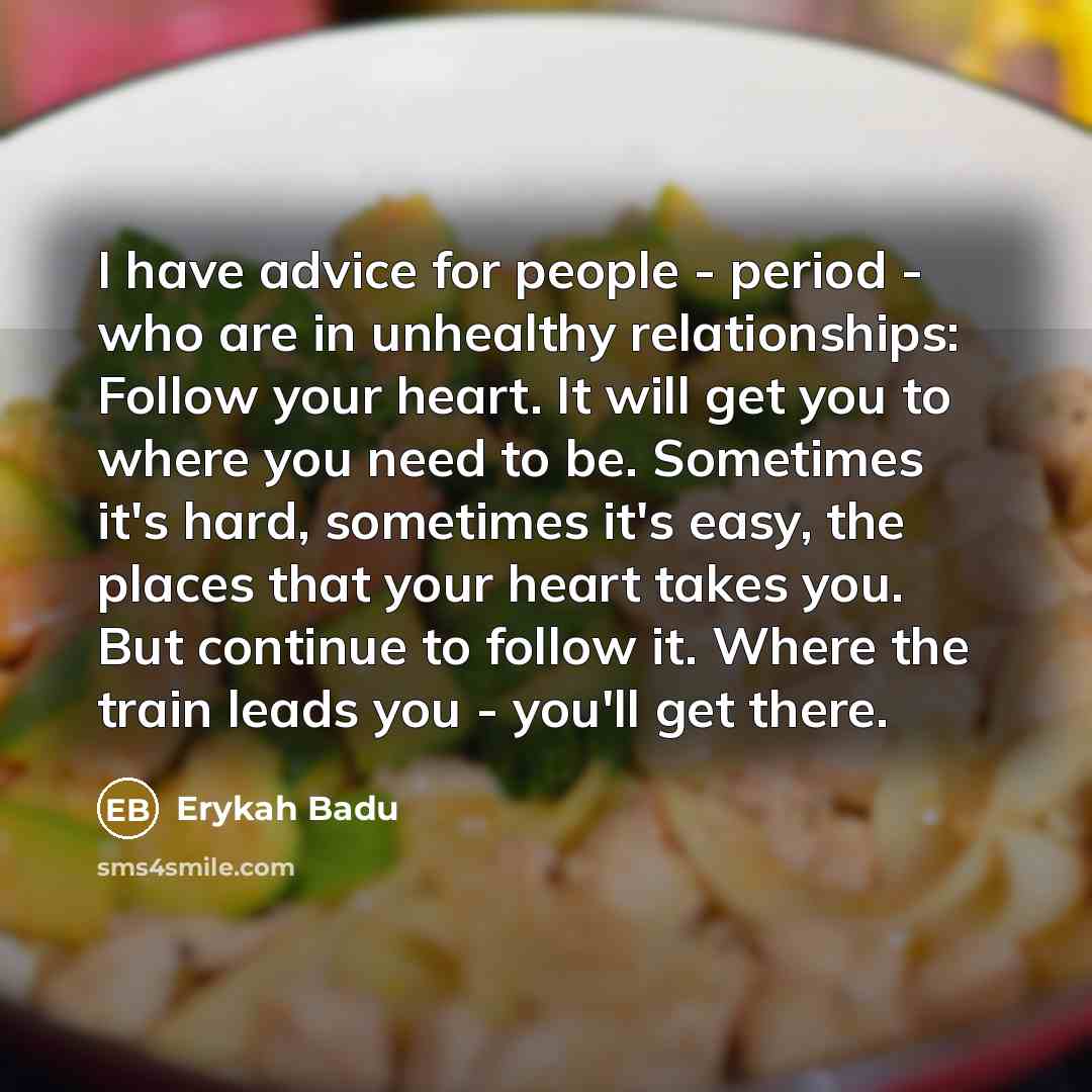 “I have advice for people - period - who are…” quote by Erykah Badu