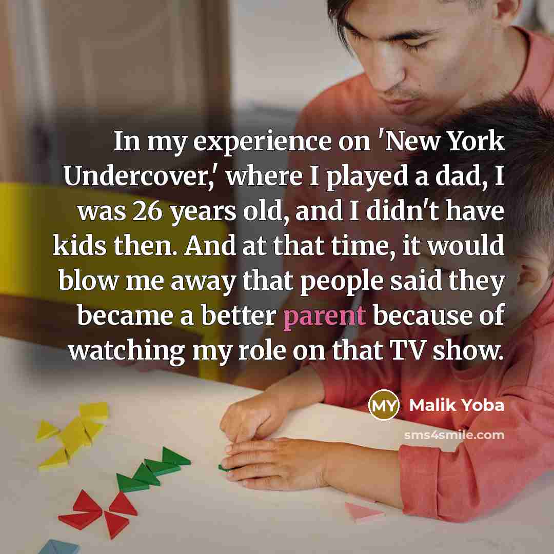 “In my experience on 'New York Undercover,' where I played…” quote by Malik Yoba