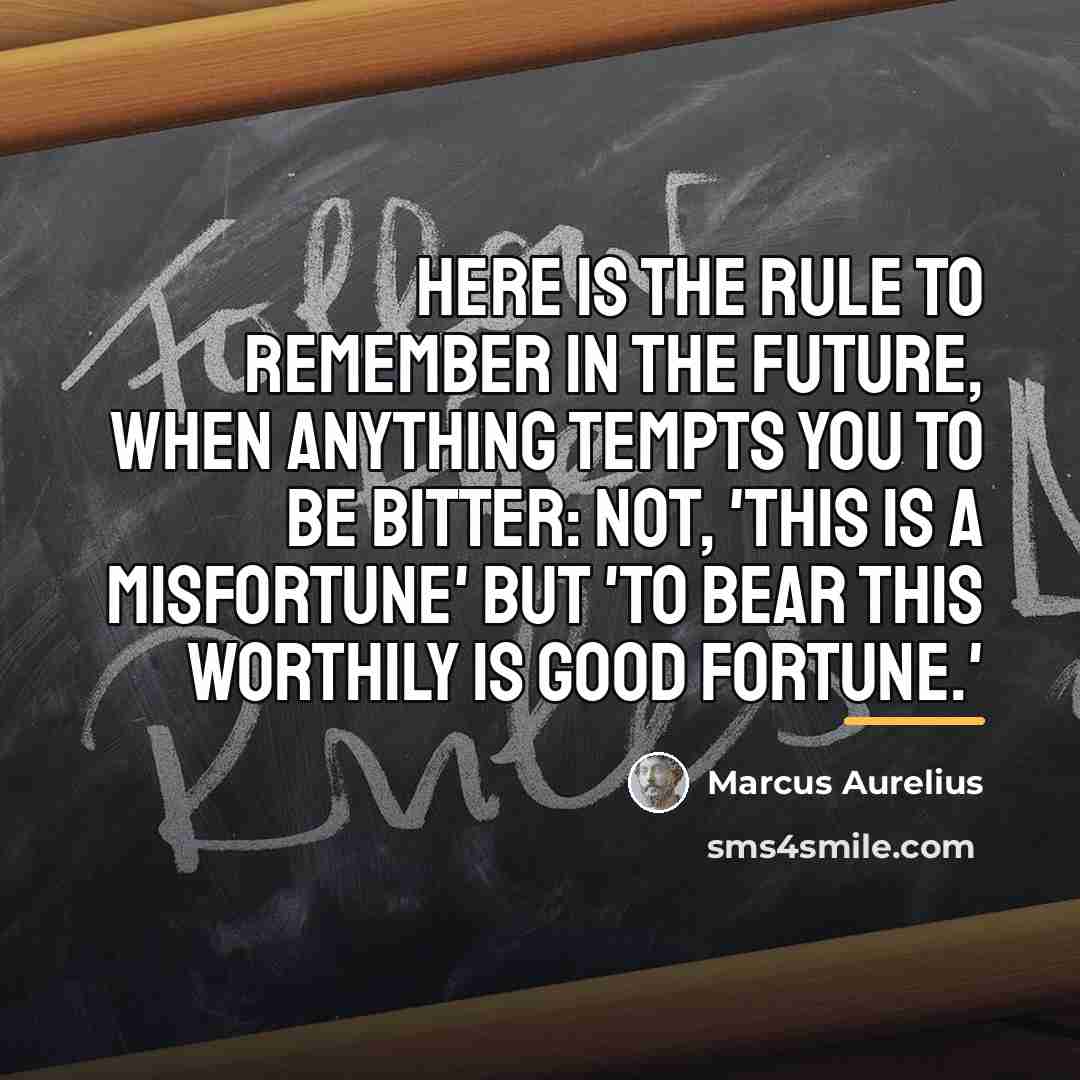 “Here is the rule to remember in the future, When…” quote by Marcus Aurelius