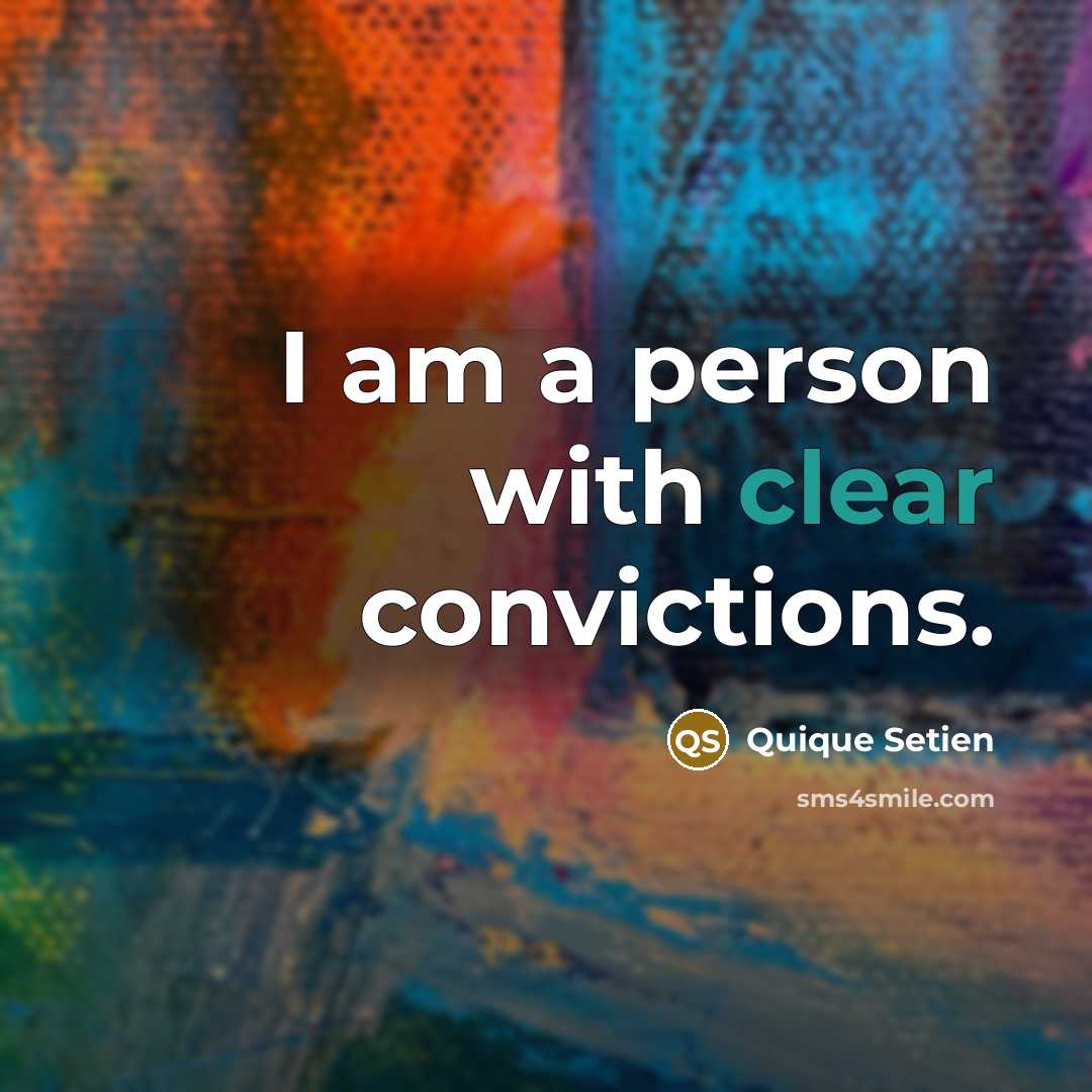 “I am a person with clear convictions.…” quote by Quique Setien