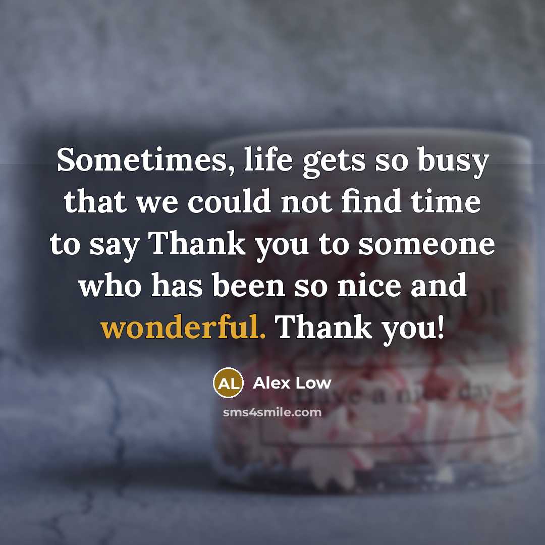 “Sometimes, life gets so busy that we could not find…” quote by Alex Low