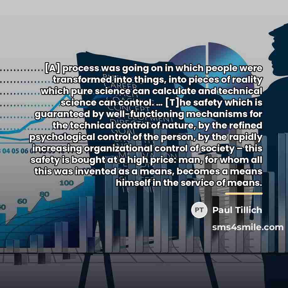 “[A] process was going on in which people were transformed…” quote by Paul Tillich
