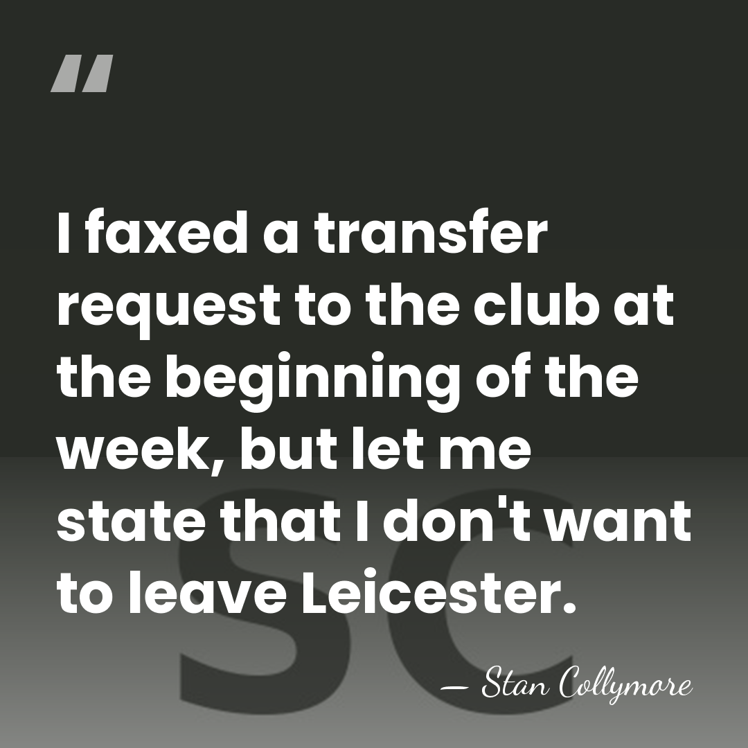 I faxed a transfer request to the club at the beginning of&hellip; - Stan Collymore