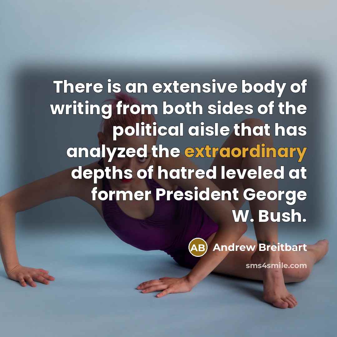 “There is an extensive body of writing from both sides…” quote by Andrew Breitbart