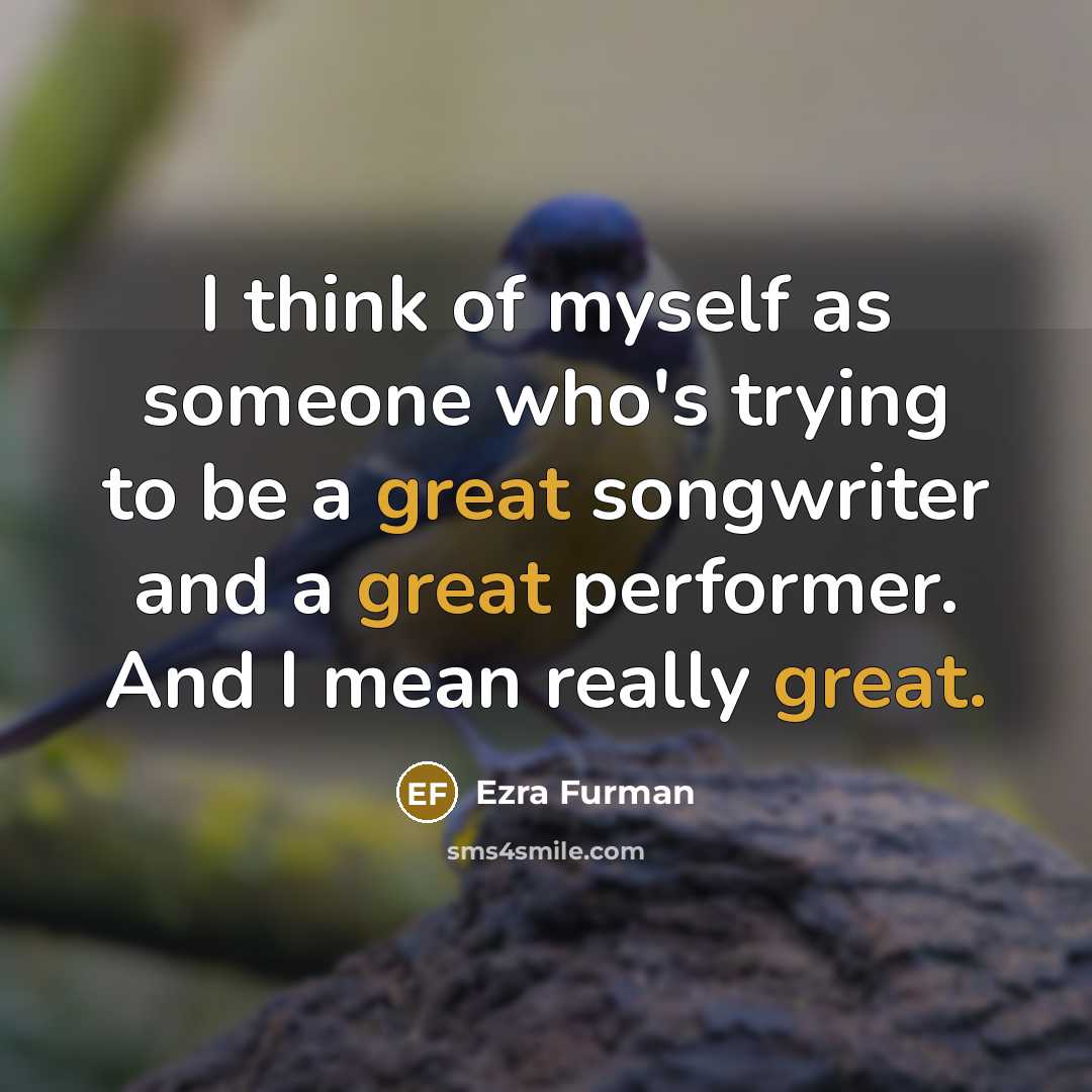 “I think of myself as someone who's trying to be…” quote by Ezra Furman