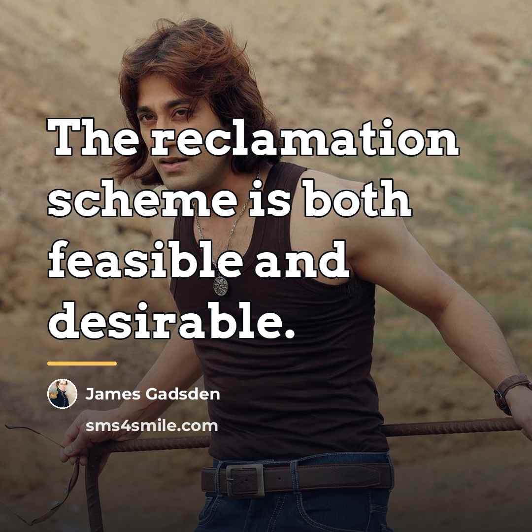 “The reclamation scheme is both feasible and desirable.…” quote by Anonymous