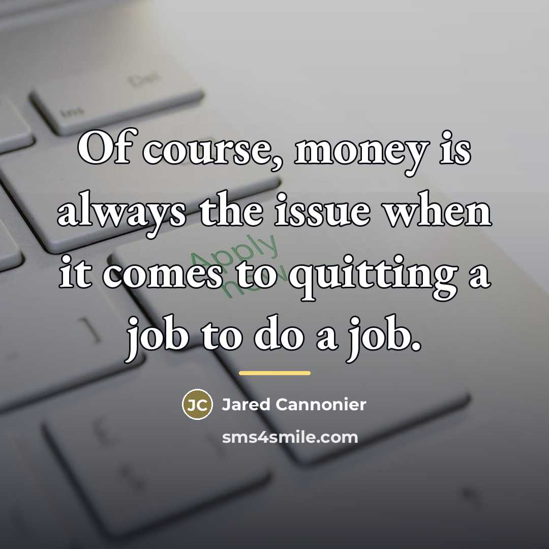 “Of course, money is always the issue when it comes…” quote by Jared Cannonier