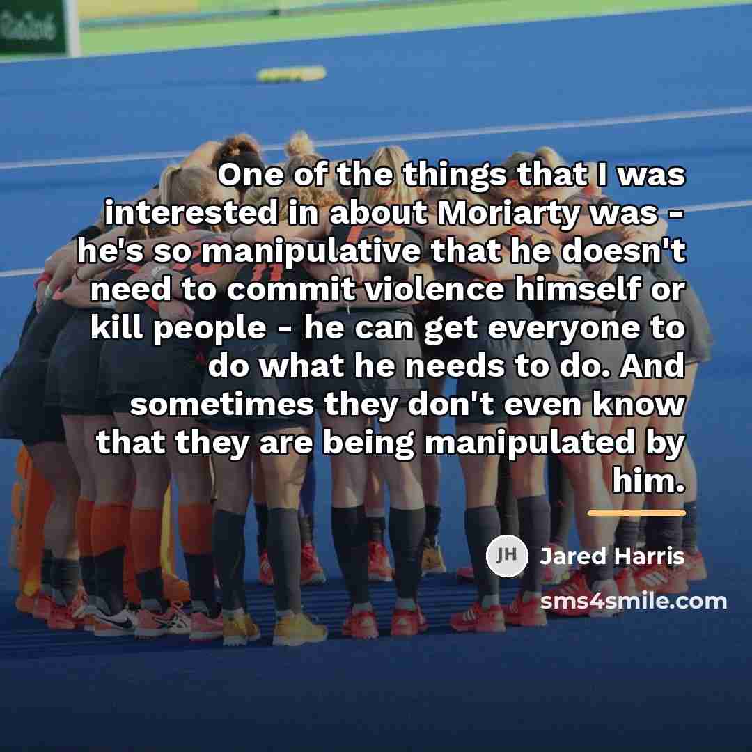 “One of the things that I was interested in about…” quote by Jared Harris