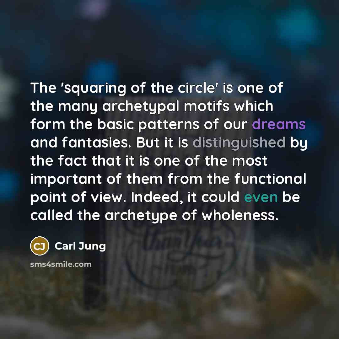 “The 'squaring of the circle' is one of the many…” quote by Carl Jung