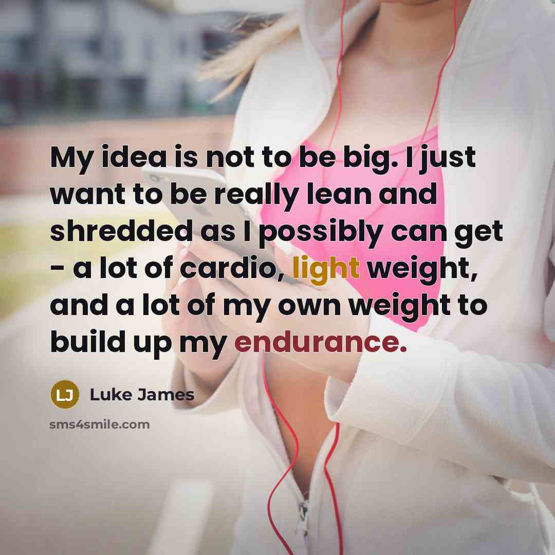 “My idea is not to be big. I just want…” quote by Luke James