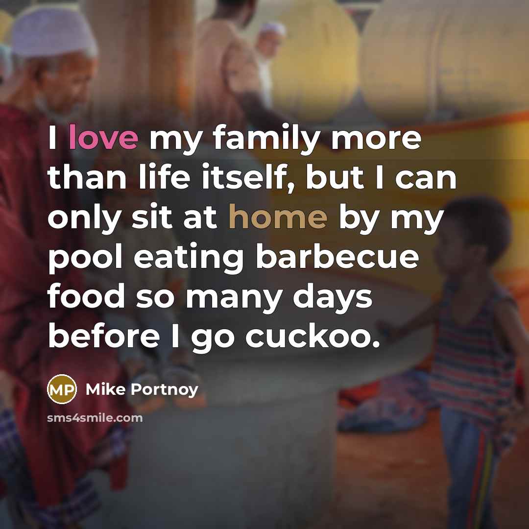 “I love my family more than life itself, but I…” quote by Mike Portnoy