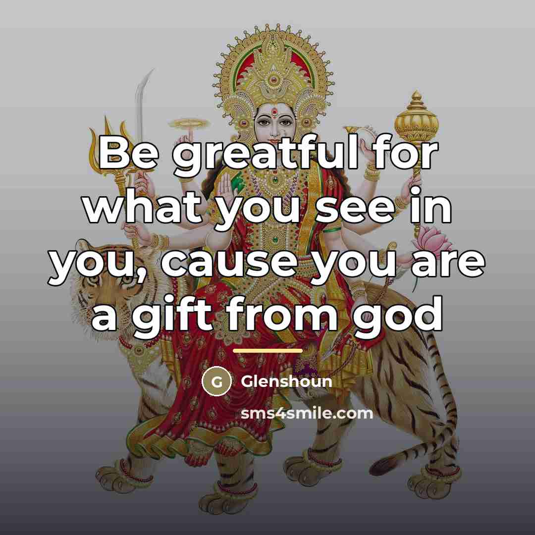 “Be greatful for what you see in you, cause you…” quote by Glenshoun