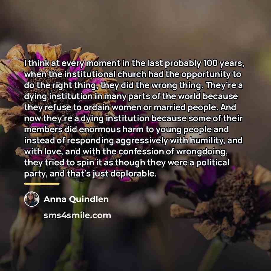 “I think at every moment in the last probably 100…” quote by Anna Quindlen