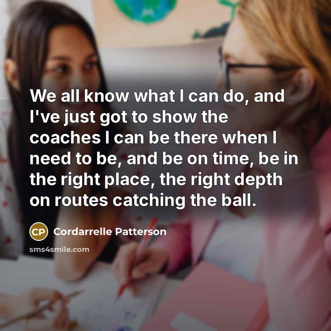 “We all know what I can do, and I've just…” quote by Cordarrelle Patterson
