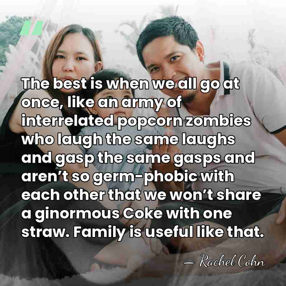 The best is when we all go at once, like an army&hellip; - Rachel Cohn