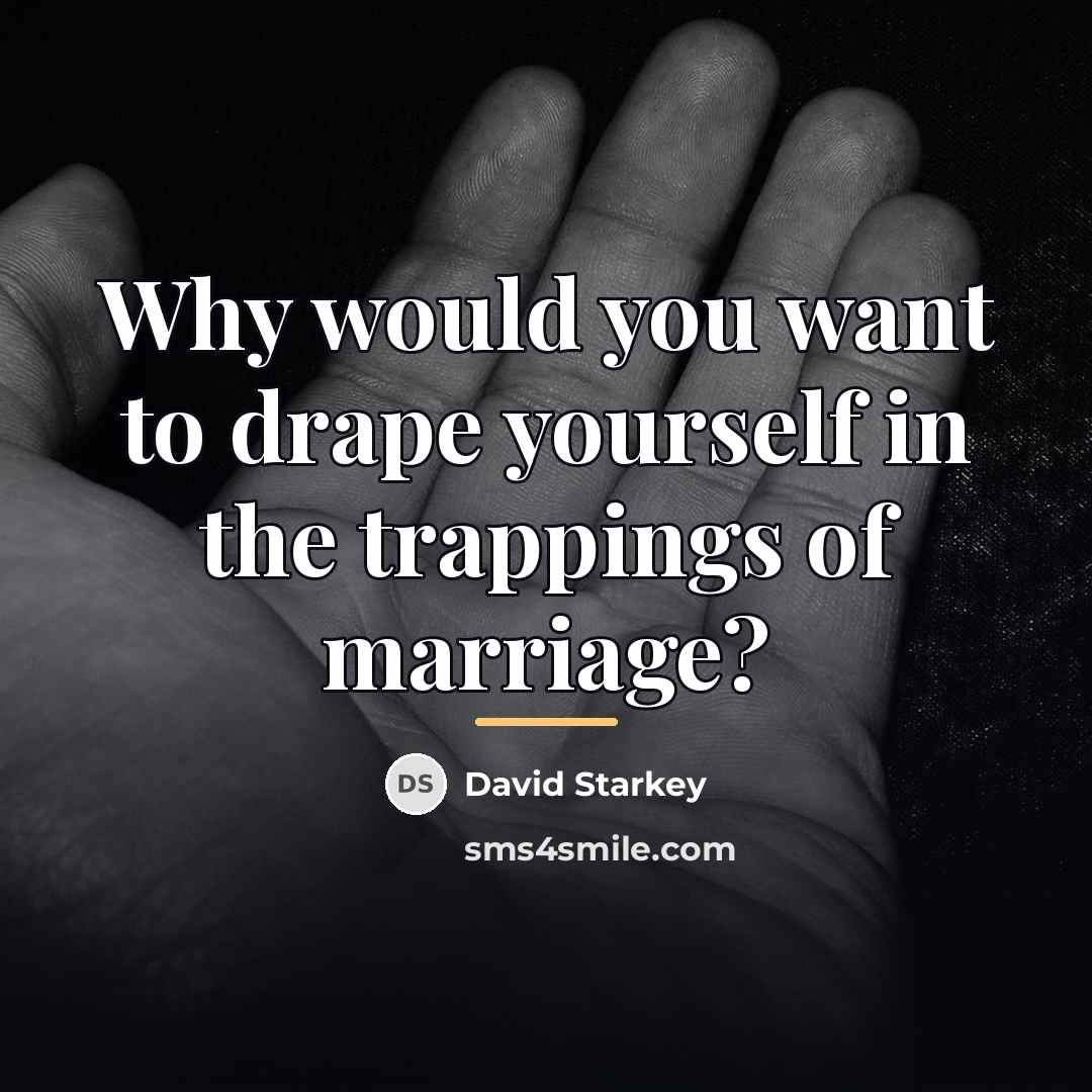 “Why would you want to drape yourself in the trappings…” quote by David Starkey
