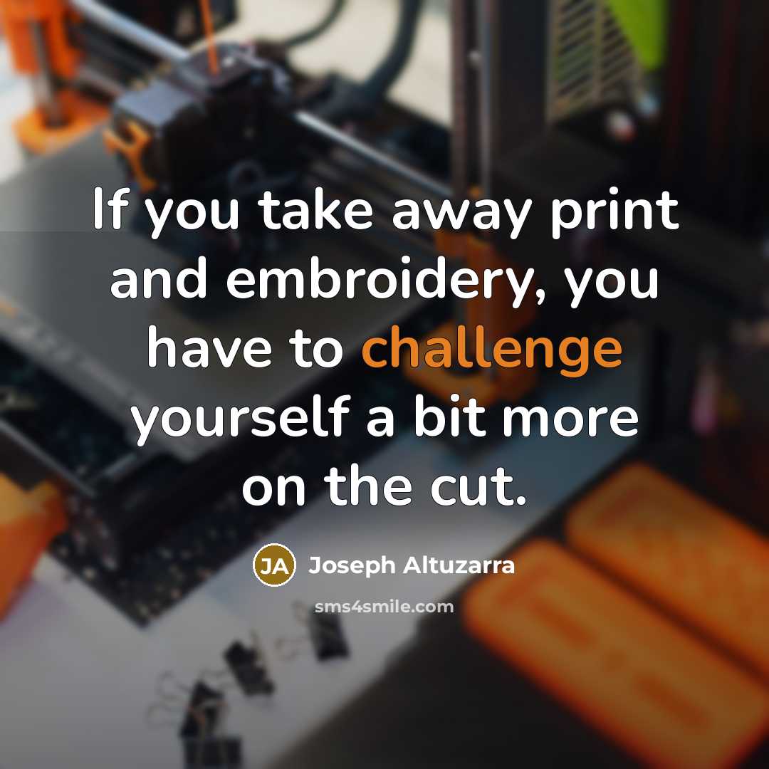 “If you take away print and embroidery, you have to…” quote by Joseph Altuzarra